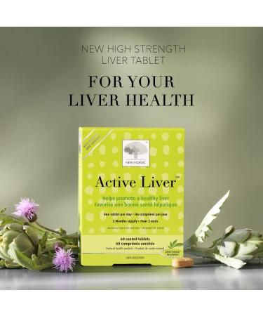 New Nordic Active Liver | Daily Wellness Supplement | Milk Thistle Artichoke & Turmeric | Swedish Made | 60 Count (Pack of 1) - Buy Online on GoSupps.com