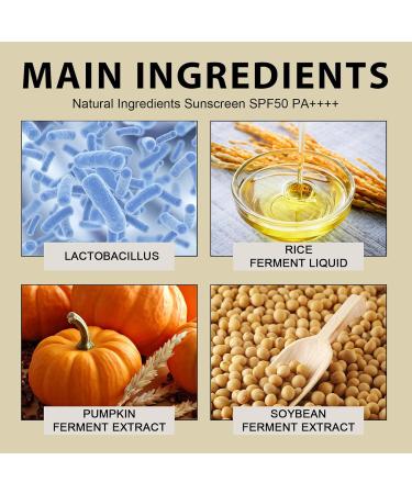 Relief Sun Organic Sunscreen SPF 50 PA++++ - Korean Facial & Body Sunscreen with Rice & Probiotics | Nourishing Skin Care for All Skin Types - Buy Online on GoSupps.com