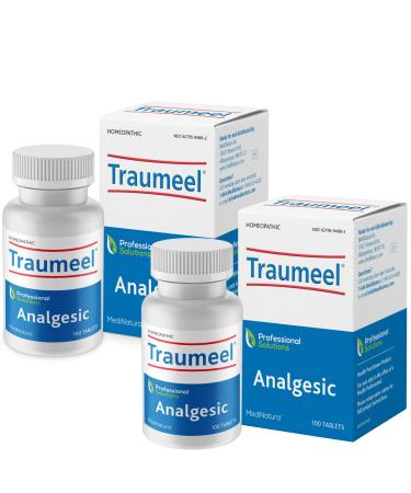 Traumeel Arnica + 13 Natural Actives for Muscle Joint Back Injury Exercise Related Pain & Soreness - 100 Tablets (2 Pack) Traumeel - 100 Tablets (2 Pack)