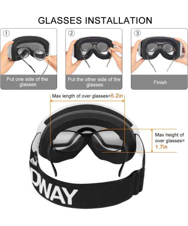 Findway Kids Ski Goggles - Boys Girls Youth Snowboard Goggles A1-Silver (VLT 21%) - Buy Online on GoSupps.com