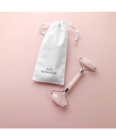 Baie Botanique Rose Quartz Dual-Action Facial Roller - Elevate Your Skincare Routine | International Shipping Available - Buy Online on GoSupps.com