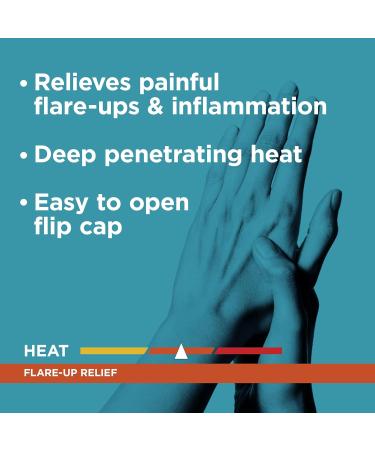 RUB A535 Arthritis Flare-Up Relief Heat Cream Deep Penetrating Heat to Relieve Pain and Inflammation 90 g - Buy Online on GoSupps.com