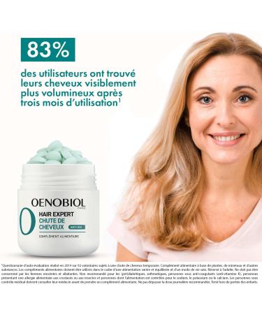 Oenobiol HAIR EXPERT Chute de cheveux Anti- ge - Pr serve le capital capillaire - Favorise la croissance et la densit - Pr serve la pigmentation des cheveux - Compl ment alimentaire - 60 comprim s 2 g (Lot de 30) - Buy Online on GoSupps.com