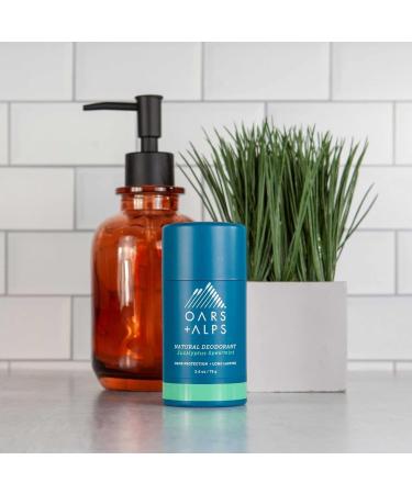 Oars + Alps Aluminum Free Deodorant for Men and Women Dermatologist Tested and Made with Clean Ingredients Vegan Eucalyptus Spearmint 1 Pack 2.6 Oz 1ct - Eucalyptus Spearmint 2.6 Ounce (Pack of 1) - Buy Online on GoSupps.com