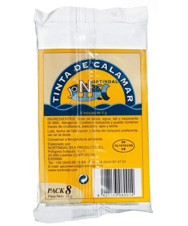 Squid ink color liquid in sachets 32g 8 x 4g - Buy Online on GoSupps.com