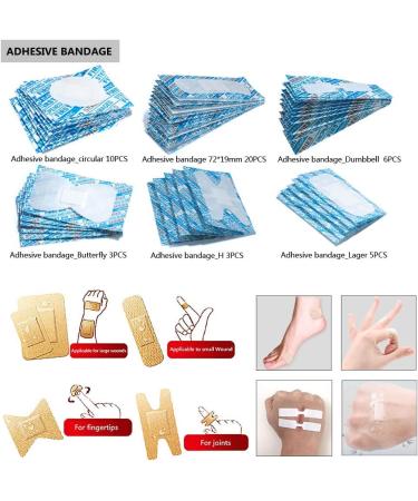 Deftget Mini Survival First Aid Kit - Emergency Medicine Bag for Home, Car, Camping & Travel - Buy Online on GoSupps.com