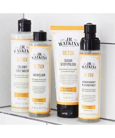 J.R. Watkins Detox Bath Elixir Turmeric & Citron Liquid Soak - 6 oz (Pack of 2) - Buy Online on GoSupps.com