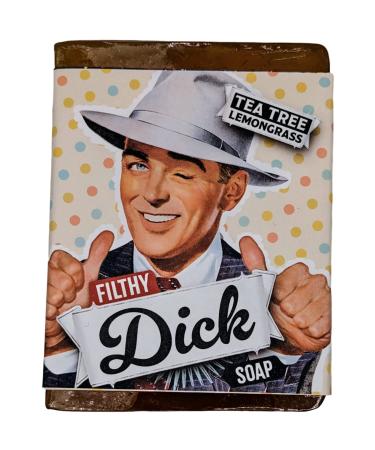 FILTHYFARMGIRL Dick Tea Tree Lemongrass All Natural Soap Bar Orange