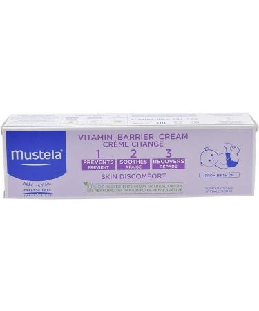 Mustela Vitamin Barrier 1 2 3 Cream 100ml - Pack of 1 | Gentle Baby Diaper Cream - Buy Online on GoSupps.com