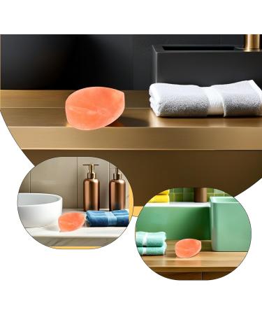  Gogogmee 2 Pieces Polished Salt Stone Deodorant Body Scrub Wellness Stone Massage Foot Scrub Stone Body Exfoliant Pink Salt Stone Massage Stone Exfoliating Stone Salt Soap Bar - Buy Online on GoSupps.com