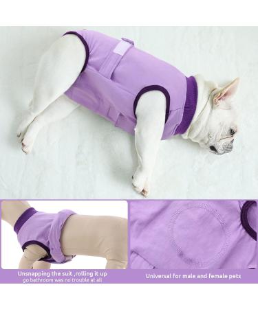 Convinite Recovery Suit for Dogs | Post-Op Wound Protection | Breathable Castration Suit for Males & Females | XS Purple - Buy Online on GoSupps.com