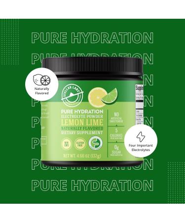Stellar Labs No Sugar Electrolyte Powder | Low FODMAP Hydration Mix | Keto Friendly Sugar Free Non-GMO Gluten Free | Lemon Lime - 30 Servings - Buy Online on GoSupps.com