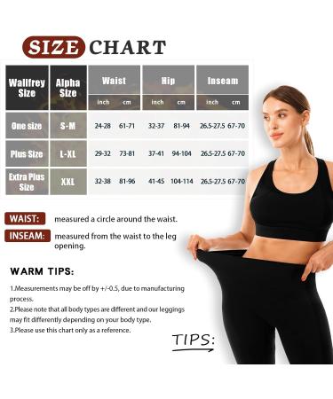 Walifrey Pack of 3 High Waist Opaque Sports Leggings for Women - Black Gym Leggings Size SM - Buy Online on GoSupps.com