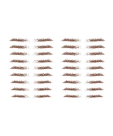 twcrvil Easy To Apply Eyebrows Professional Accessories Authentic Makeup Products Tint For Eyebrows Multiple Styles To Choose Brown-04 2pcs