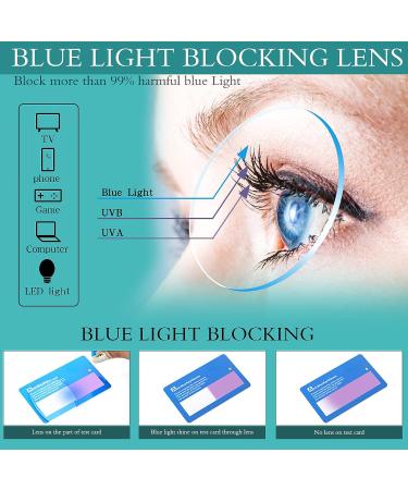 BOSSWIN Blue Light Blocking Glasses 3 Pack for Women/Men - Fashion Round Half Frame - Computer Game Reading TV Glasses - A1-bright Black Gold + Sand Black Silver + Transparent Silver Edge - Buy Online on GoSupps.com
