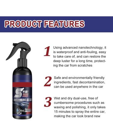 PEYNIR Kdkn Spray Coating Agent 2024 New Kdkn Car Spray Kdkn Coating Agent Multi-functional Coating Renewal Agent High Protection 3 in 1 Spray 3 in 1 High Protection Quick Car Coating Spray (1Set) - Buy Online on GoSupps.com