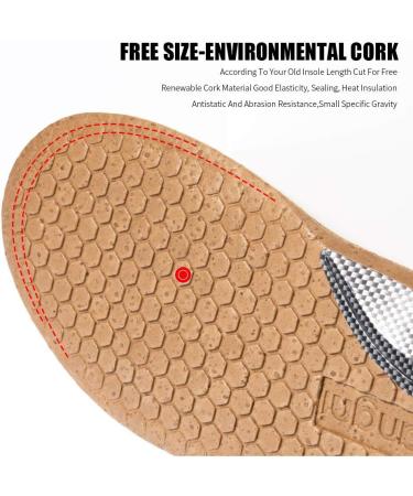 Buy Leather Orthotic Insoles for Flat Feet | Hard Arch Support Shoe Pads - Cushioned Comfort for Men & Women (Size 35-37 - Buy Online on GoSupps.com