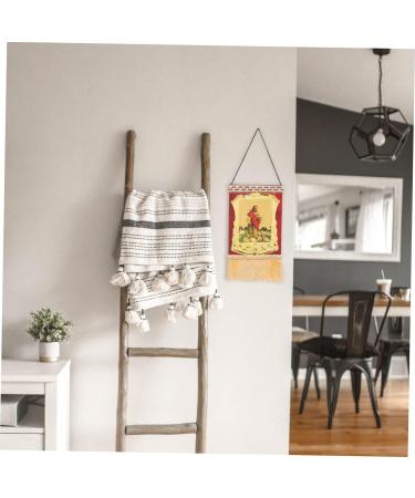 Zerodeko bohemian wooden decorate indoor tassel lace wall hanging wood carving Arab moroccan decor for home indoor decor tapestry arabian tapestry blanket hanging pictures - Buy Online on GoSupps.com