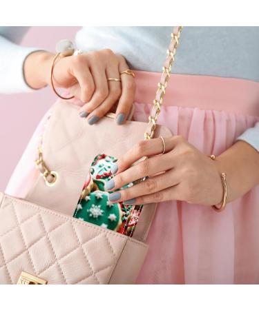 Shop Stylish Leather Lipstick Case with Mirror - Mini Lipstick Holder Bag in Assorted Cookie Patterns - Buy Online on GoSupps.com