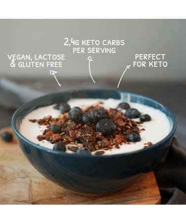 Go-Keto BIO Keto Granola Coconut Chocolate 290g - Muesli Keto pour un petit d jeuner Keto avec chips de noix de coco noix graines de tournesol & p pins de courge v g talien sans gluten - Buy Online on GoSupps.com