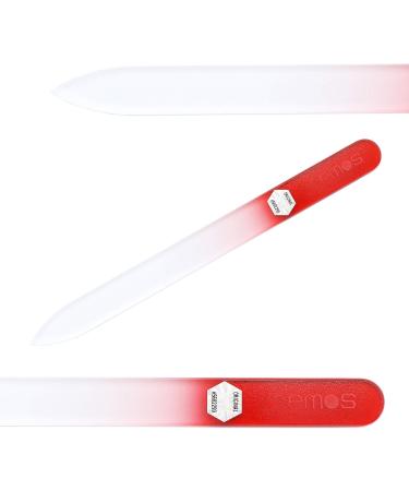 REMOS Double-Sided Red Glass Nail File - Professional Grade Tempered Glass - Buy Online on GoSupps.com