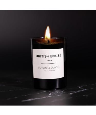 Cotswold Cottons Large Luxury Scented Candle in Box | Fresh Linen Fragrance with Floral & Woody Hints | 280gm Natural Wax | Long Burn Time | Scented Candle Gifts for Women & Men - Buy Online on GoSupps.com