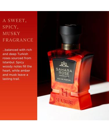 Sahara Rose Absolute Arabian Cologne For Men Eau De Parfum(2.5 Oz) Long Lasting Perfume For Men With Sweet Spicy Musky Rose Notes Sandalwood Musk & Amber Perfume Valentine s Day Gifts - Buy Online on GoSupps.com