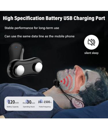 Mini Electric Anti Snoring Device | USB Rechargeable Snoring Solution for Better Sleep - Buy Online on GoSupps.com