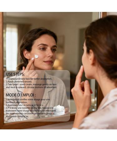 DEBAIY Night Cream Moisturizer Face with 3% Tocopherol 3% Shea Butter 2% Vitamin C 1% Ceramides Boosts Skin Barrier for All Skin Types (3.53oz/100g) - Buy Online on GoSupps.com