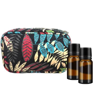 Premium Wiring Bag for Essential Oils - Robust Shell Organizer for 10 Bottles Double Zipper Perfect for Outdoor Use - Buy Online on GoSupps.com