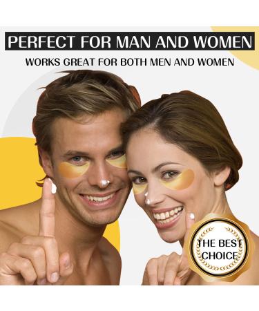 MOKYDUO 24K Gold Collagen Eye Patches for Dark Circles & Puffiness - 30 Pairs | Anti-Wrinkle, Moisturizing Eye Mask for Women - Buy Online on GoSupps.com