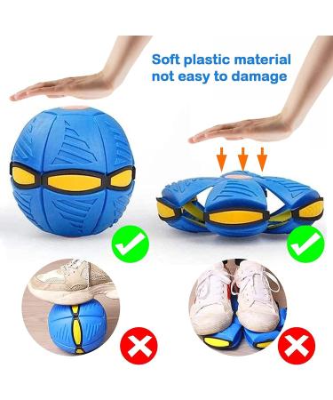 GUYAQ Pet Toy Flying Saucer Ball New Flying Saucer Ball Dog Toy Pet Flying Saucer Ball Flying Saucer Dog Toy Suitable for Cats and Dogs (Ordinary Model Blue) Ordinary Model Blue - Buy Online on GoSupps.com