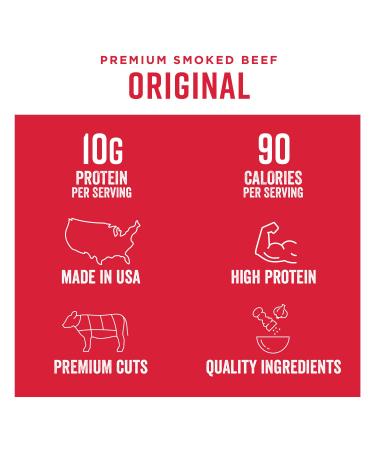 Chef's Cut Real Smoked Beef Original Recipe Jerky - 14oz - Buy Online on GoSupps.com