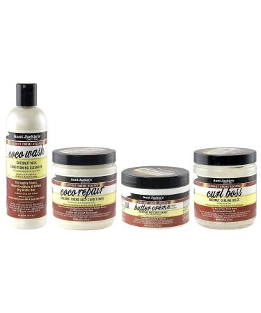 Aunt Jackie's Coconut Cr me Recipes Coco Repair Deep Hair Conditioner - Nourishing Treatment for Natural Curls - 15 oz - Buy Online on GoSupps.com
