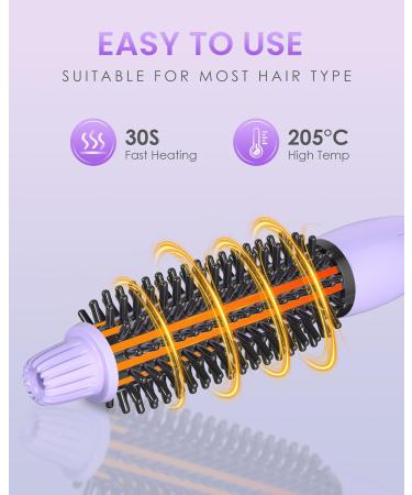 Buy Novus Technology Curling Iron Brush - 120V Travel Thermal Brush with 11 Heat Settings & 60 Min Auto Shut Off for Perfect Curls - Buy Online on GoSupps.com