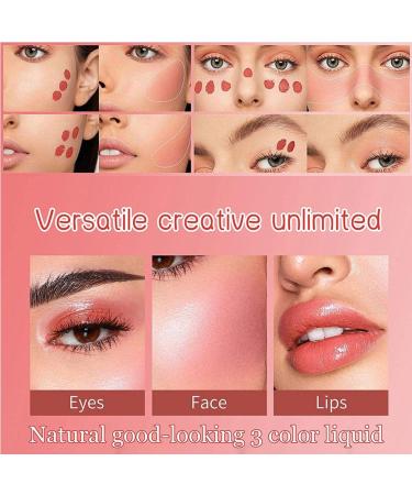 Heart Shape Liquid Blush with Applicator | Nourishing Nude Makeup for Brightening Complexion | 0.11 Ounce | Pack of 1 - Buy Online on GoSupps.com