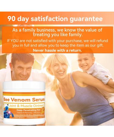 Bee Venom Joint Cream - Advanced Joint and Bone Cream Specially for Back Neck Hands Knees 2 Fl Oz (Pack of 1) - Buy Online on GoSupps.com