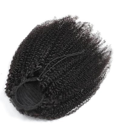 Doren Afro Kinky Curly Ponytail Human Hair 4B 4C Drawsting Wrap Around Ponytail Extensions For Women Clip In Brailian Hair 18inch 18inch Kinky Curly 4B 4C - Buy Online on GoSupps.com
