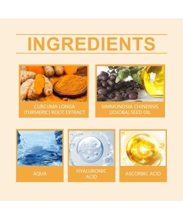 Turmeric Vitamin C Cream 50g - Brightening Face Moisturiser Firming Turmeric Face Cream with Vitamin C for Glowing Skin Natural Ingredients - Buy Online on GoSupps.com