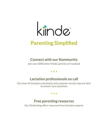 Kiinde Twist Active-Latch Nipples - Seamless Transition Between Bottle and Breast, Slow Flow, 2 Pack - Buy Online on GoSupps.com