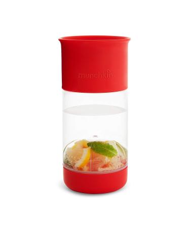 Munchkin Miracle 360 Fruit Infuser Sippy Cup | 14oz Toddler Cup - Red - Buy Online on GoSupps.com