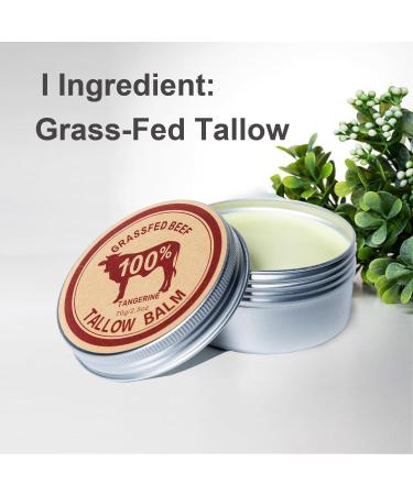 100% Grass Fed Beef Tallow Balm for Skin | Nourishing Full Body Balm (70g/2.5oz) - Natural Skincare Solution - Buy Online on GoSupps.com