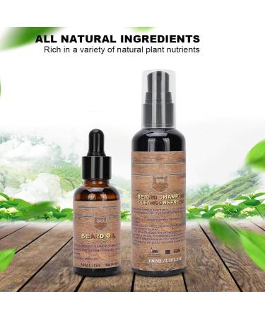 Beard Grooming Kit for Men | Beard Oil Brush Comb & Shampoo Set | Ultimate Beard Care Gifts - Buy Online on GoSupps.com