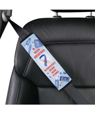 Neck Breather Diabetic Medical Alert Seat Belt Cover Medical Alert Diabetes Seatbelt Med Alert Insulin Dependent Type 1 Diabetic Type 2 Diabetic AT24 SB.AT24