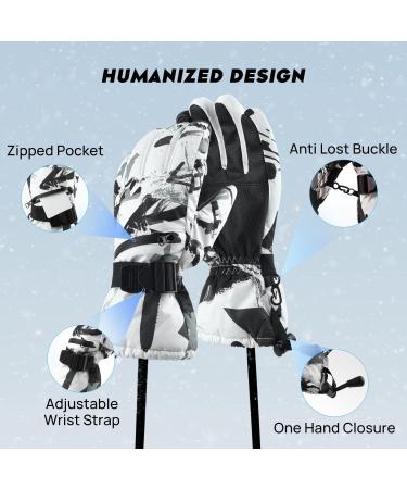 ATERCEL Ski Gloves Waterproof 2022 | Touchscreen Snowboard Gloves Green - Large - Buy Online on GoSupps.com