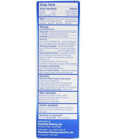 Salonpas Deep Pain Relieving Gel 2.75oz - Fast Relief for Aches and Pains - Buy Online on GoSupps.com