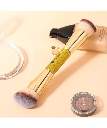 DUcare Dual-Ended Foundation Brush - Perfect for Blending Liquid, Powder, & Cream Makeup - Buy Online on GoSupps.com