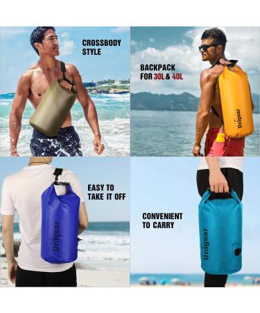 Unigear 2L Dry Bag Waterproof for Kayaking, Boating, Fishing - Army Green with Phone Case - Buy Online on GoSupps.com