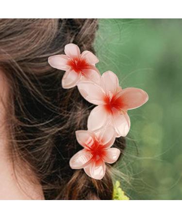 Fovolat Flower Shape Claw Clip | Girls Cute Hair Claw Clips Flower Shape - Thin Thick Curly Hair Clips Beach Hair Accessories Strong Hold for Dating Traveling - Buy Online on GoSupps.com