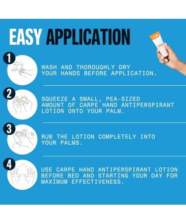 Carpe Antiperspirant Hand Lotion 40 ml - Buy Online on GoSupps.com